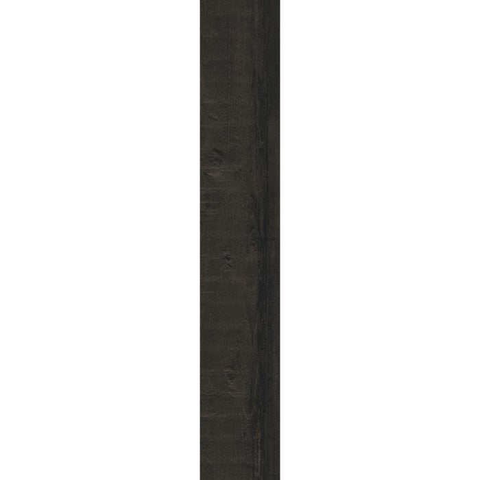 Elysium - Deco Wood 8 in. x 48 in. Rectified Porcelain Tile - Black