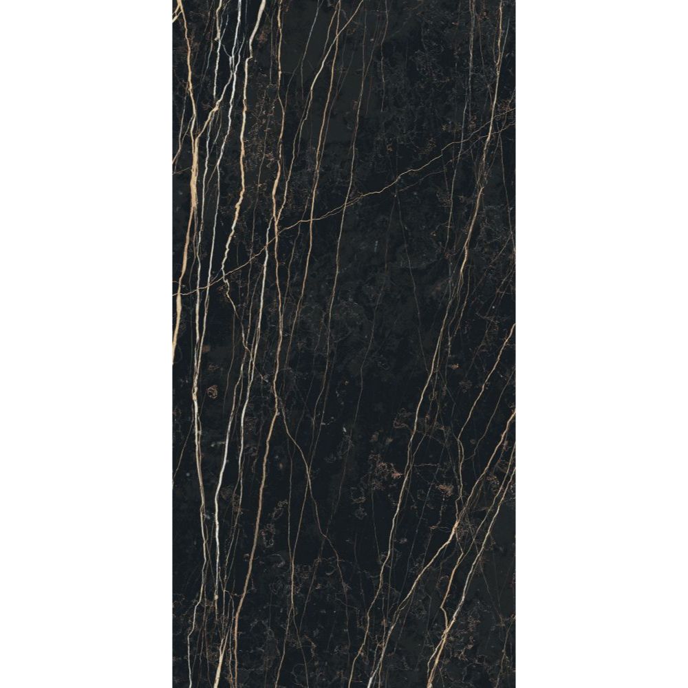 Elysium - Prexious - 24 in. x 48 in. Glossy Rectified Porcelain Tile - Thunder Night