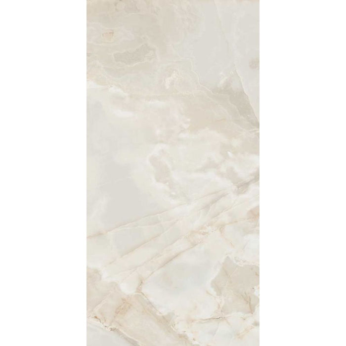Elysium - Reves Series - 24 in. x 48 in. Glossy Rectified Porcelain Tile - Perle