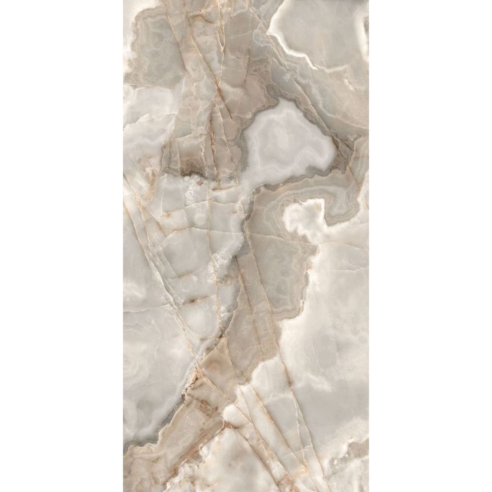 Elysium - Reves Series - 24 in. x 48 in. Matte Rectified Porcelain Tile - Noisette