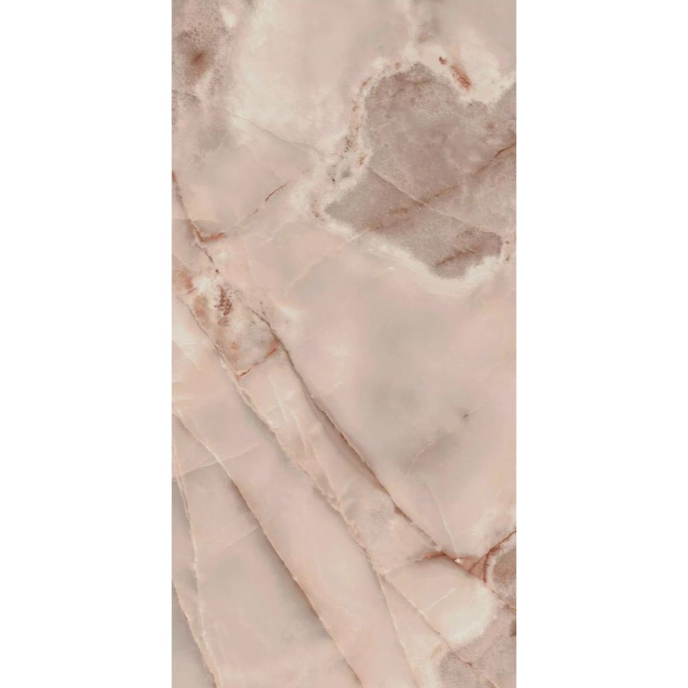 Elysium - Reves Series - 24 in. x 48 in. Matte Rectified Porcelain Tile - Rose