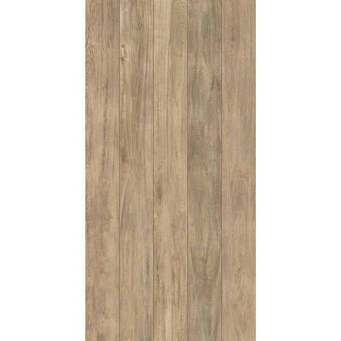 Elysium - Selection Oak Series - 11 in. x 71 in. Matte Porcelain Tile - Cream