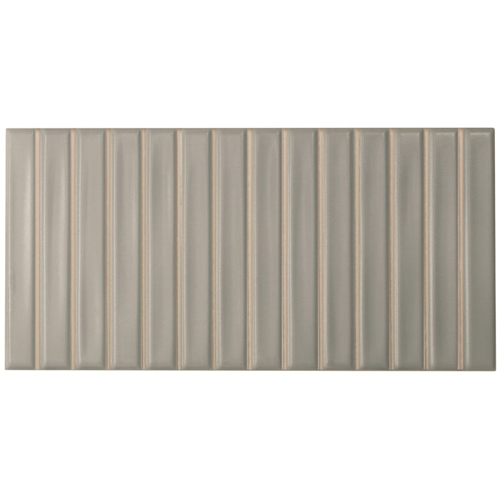 WOW - Sweet Bars 5 in. x 10 in. Matte Ceramic Mosaic - Grey