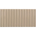 WOW - Sweet Bars 5 in. x 10 in. Glossy Ceramic Mosaic - Greige