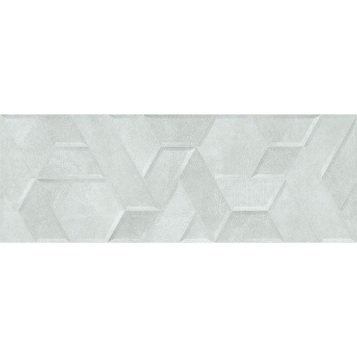 Tamiami - Toscana 12" x 35" Rectified White Body Wall Tile - Arlequin Deco Green