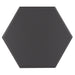 Mosaic & Tile Depot - Kromatica 4.5" x 4" Porcelain Hex Tile - Black