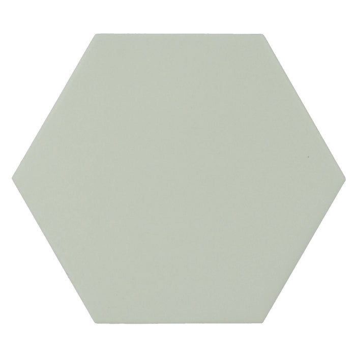 Mosaic & Tile Depot - Kromatica 4.5" x 4" Porcelain Hex Tile - Mint