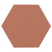 Mosaic & Tile Depot - Kromatica 4.5" x 4" Porcelain Hex Tile - Clay
