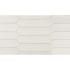 See Tesoro - Lanse Series - 2 in. x 10 in. Ceramic Picket Tile - White