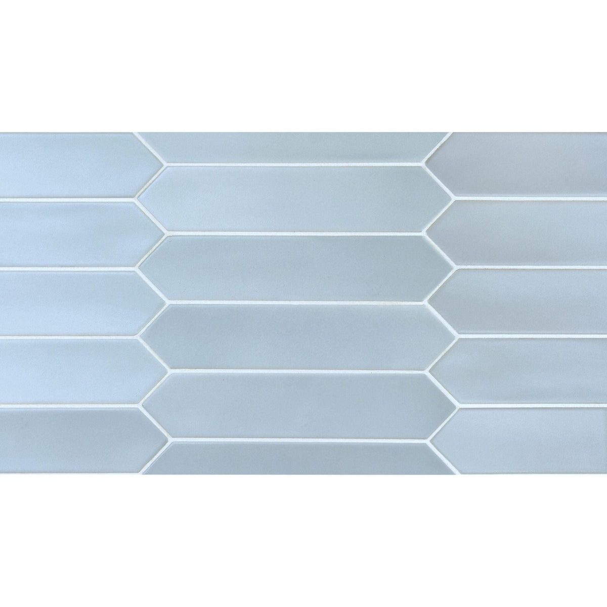 Tesoro - Lanse Series - 2 in. x 10 in. Ceramic Picket Tile - Blue