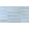 See Tesoro - Lanse Series - 2 in. x 10 in. Ceramic Picket Tile - Blue