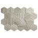Mosaic & Tile Depot - Lithos Porcelain Hex Mosaic - Beige