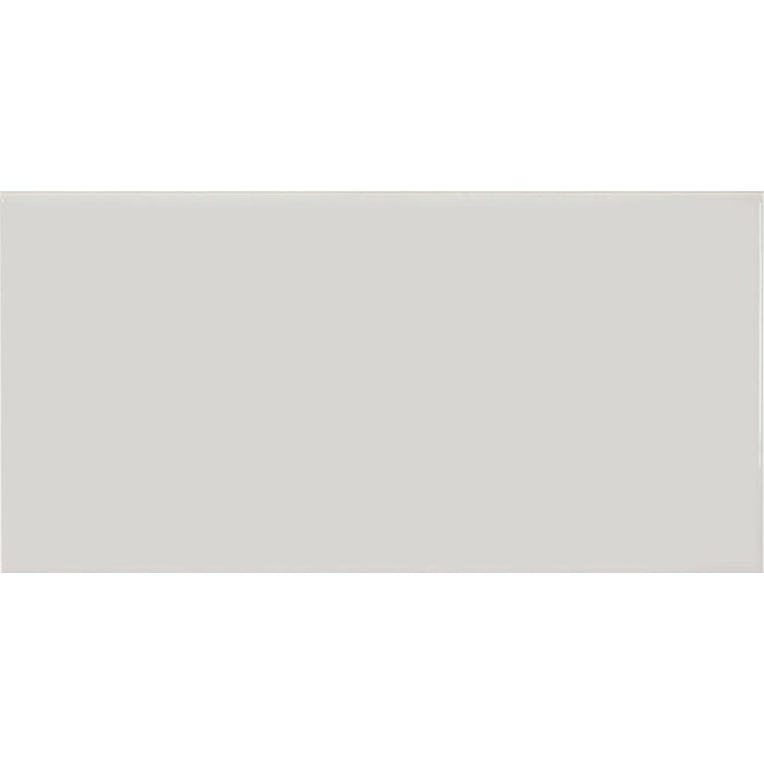 Tesoro Collection - Soho Series - 3 in. x 6 in. Wall Tile - Glossy Halo Grey