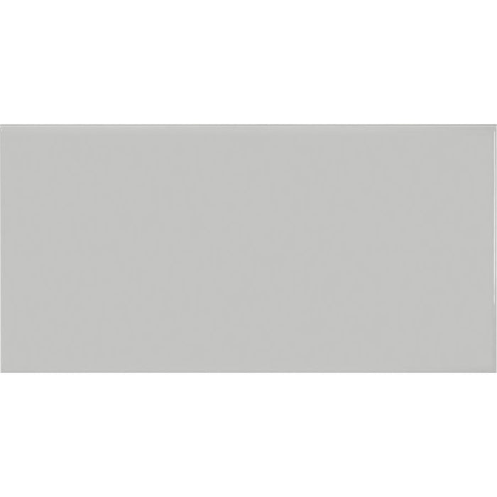 Tesoro Collection - Soho Series - 4 in. x 16 in. Wall Tile - Glossy Loft Grey