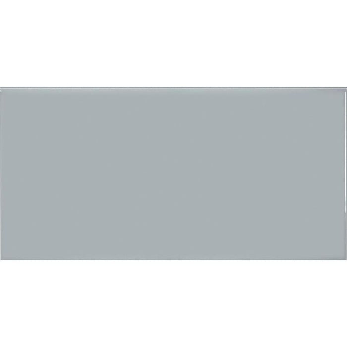 Tesoro Collection - Soho Series - 3 in. x 6 in. Wall Tile - Glossy Cloud Blue