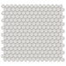 Tesoro Collection - Soho Series - 0.75 in. Penny Mosaic - Matte Halo Grey