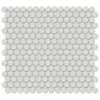 See Tesoro Collection - Soho Series - 0.75 in. Penny Mosaic - Matte Halo Grey