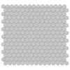 See Tesoro Collection - Soho Series - 0.75 in. Penny Mosaic - Matte Loft Grey