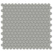 Tesoro Collection - Soho Series - 0.75 in. Penny Mosaic - Glossy Cement Chic