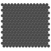 See Tesoro Collection - Soho Series - 0.75 in. Penny Mosaic - Matte Retro Black
