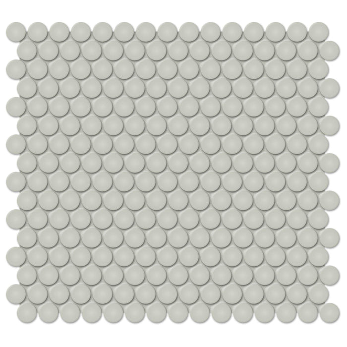 Tesoro Collection - Soho Series - 0.75 in. Penny Mosaic - Matte Soft Sage