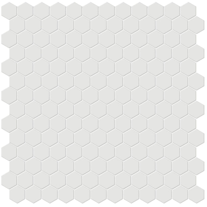 Tesoro Collection - Soho Series - 1 in. Hex Mosaic - Matte Vintage Grey