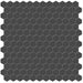 Tesoro Collection - Soho Series - 1 in. Hex Mosaic - Matte Retro Black
