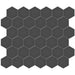 Tesoro Collection - Soho Series - 2 in. Hex Mosaic - Matte Retro Black