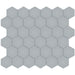 Tesoro Collection - Soho Series - 2 in. Hex Mosaic - Matte Cloud Blue