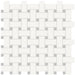 Tesoro Collection - Soho Series - Basketweave Mosaic - Matte White with Loft Grey
