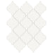 Tesoro Collection - Soho Series - Arabesque Mosaic - Glossy Canvas White