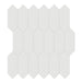 Tesoro Collection - Soho Series - 2 in. x 5 in. Picket Mosaic - Matte Vintage Grey