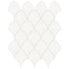See Tesoro Collection - Soho Series - Scallop Mosaic - Canvas White