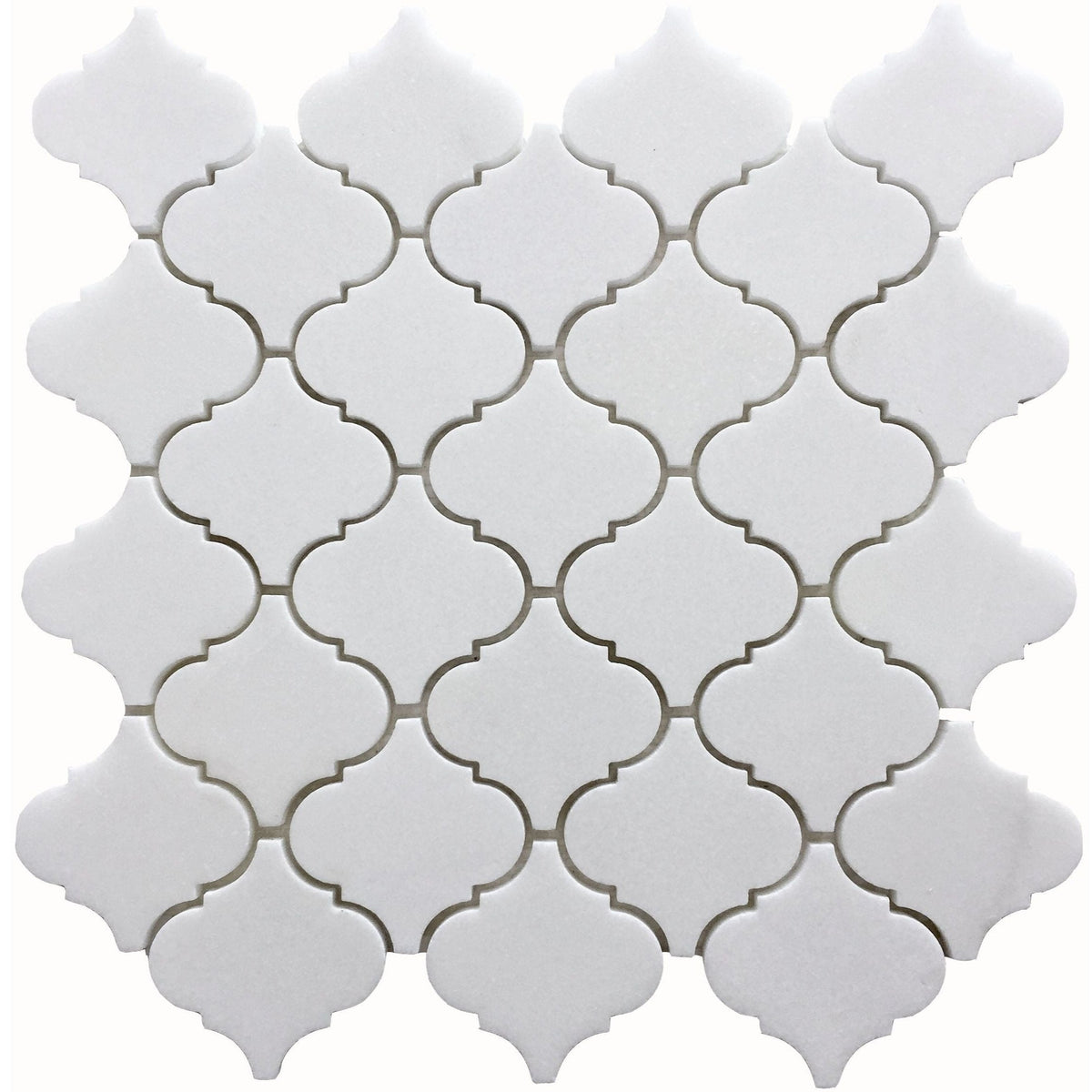 Rickert Tile - Thassos Lantern Polished Marble Mosaic