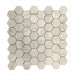 Rickert Tile - Calacatta Gold Honed 2" Hex Porcelain Mosaic