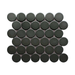 Rickert Tile - Black 2" Round Porcelain Mosaic