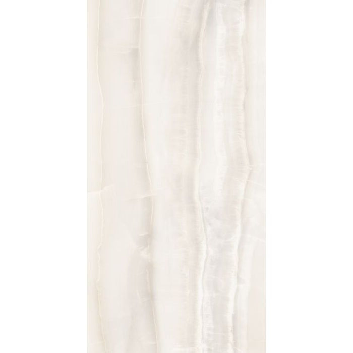 Elysium - Akoya Series - 24 in. x 48 in. Polished Rectified Porcelain Tile - White