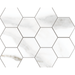 Happy Floors - Alsacia - 3" x 3" - Porcelain Tile Hexagon Mosaic - Natural