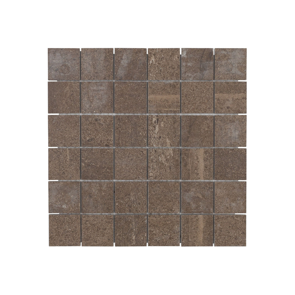 Tesoro - Adrock Collection 2&quot; x 2&quot; Matte Porcelain Mosaic - Espresso