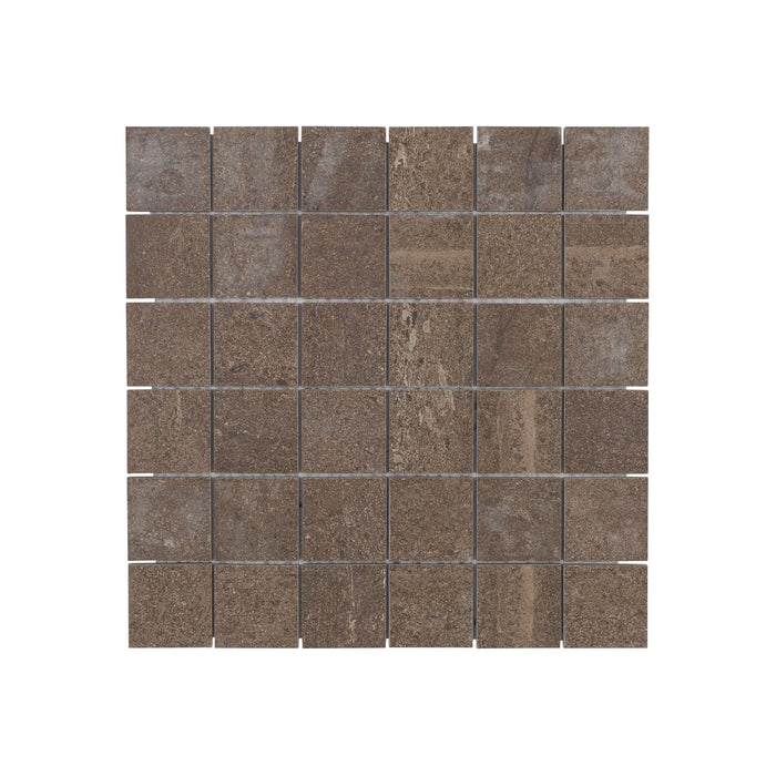 Tesoro - Adrock Collection 2" x 2" Matte Porcelain Mosaic - Espresso