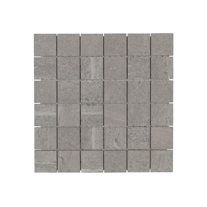 Tesoro - Adrock Collection 2" x 2" Matte Porcelain Mosaic - Nickel