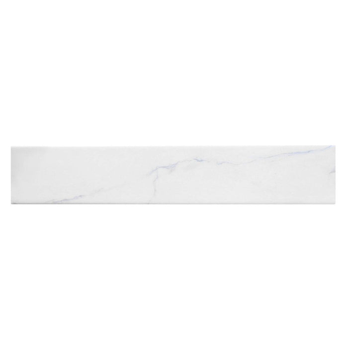 Bellagio - Bismarck Palmer Collection - 3" x 17" Porcelain Subway Tile - Aloe Cream