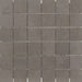 Tesoro - Fusion Fabric Collection 2" x 2" Porcelain Mosaic - Carbon