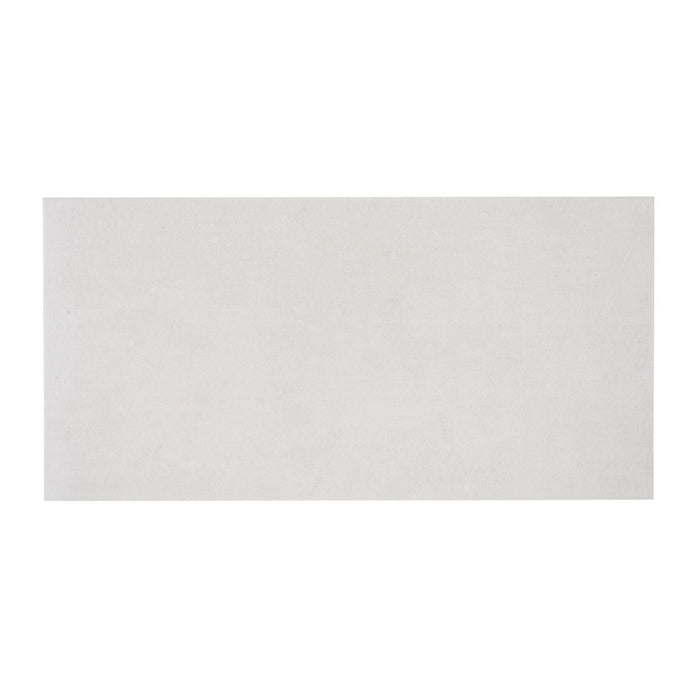 Tesoro - Fusion Fabric Series - 12 in. x 24 in. Matte Porcelain Tile - Chalk