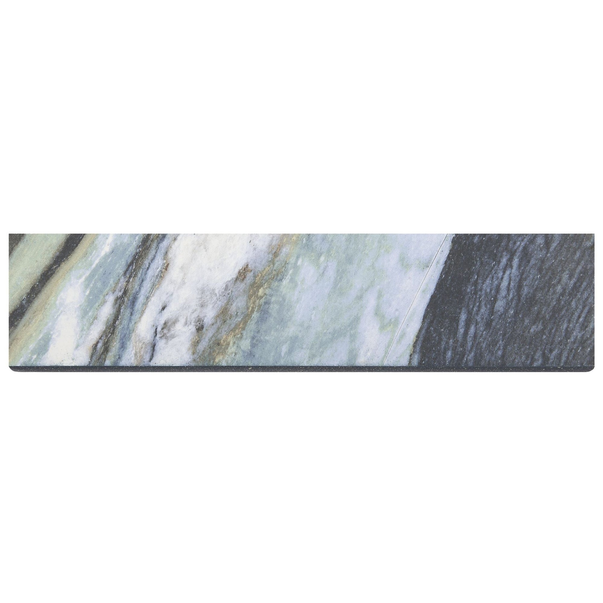 Floors 2000 - Grace 3 in. x 12 in. Matte Porcelain Bullnose - Green