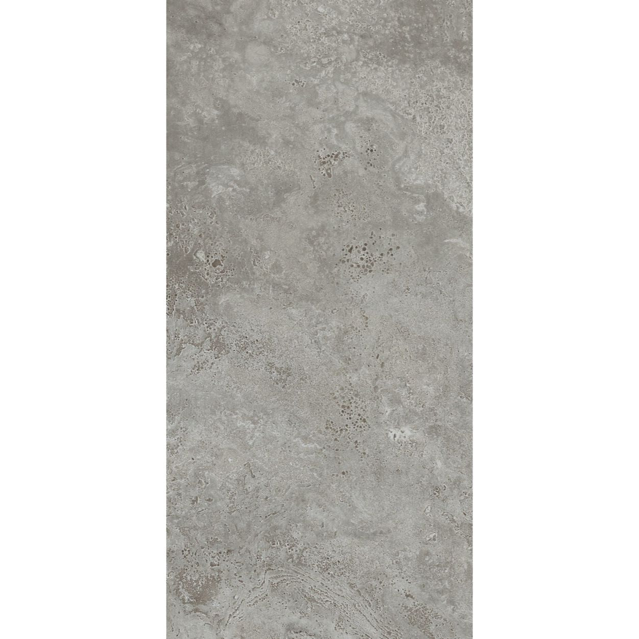 Happy Floors - Navona 12 in. x 24 in. Porcelain Cross Cut Tile - Grey