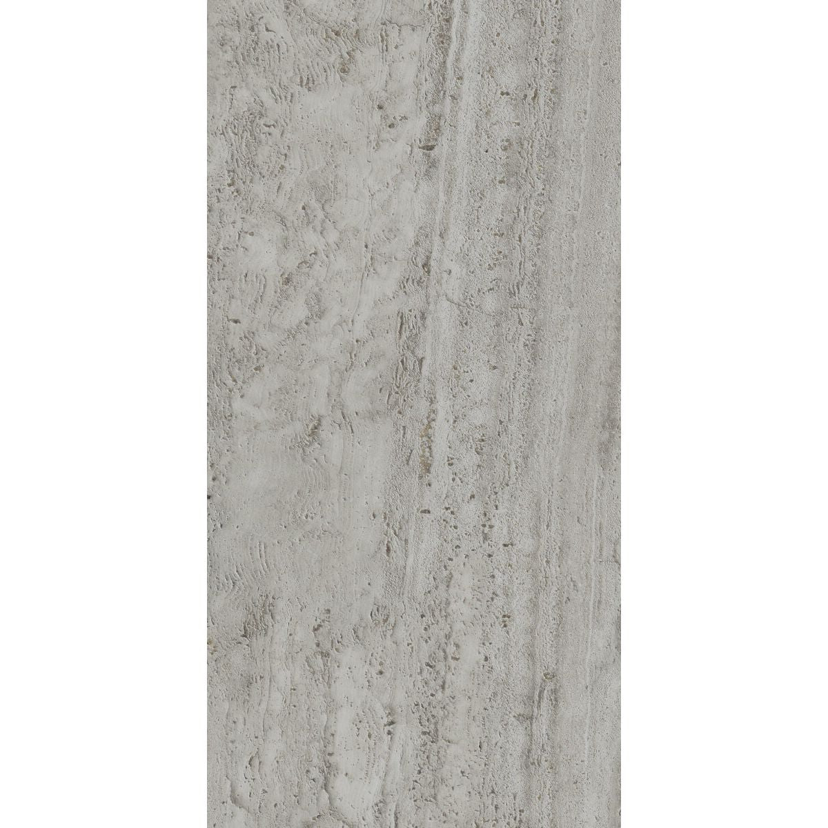 Happy Floors - Navona 12 in. x 24 in. Porcelain Vein Cut Tile - Grey
