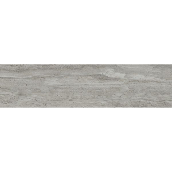 Happy Floors - Navona 4 in. x 12 in. Porcelain Vein Cut Tile - Grey