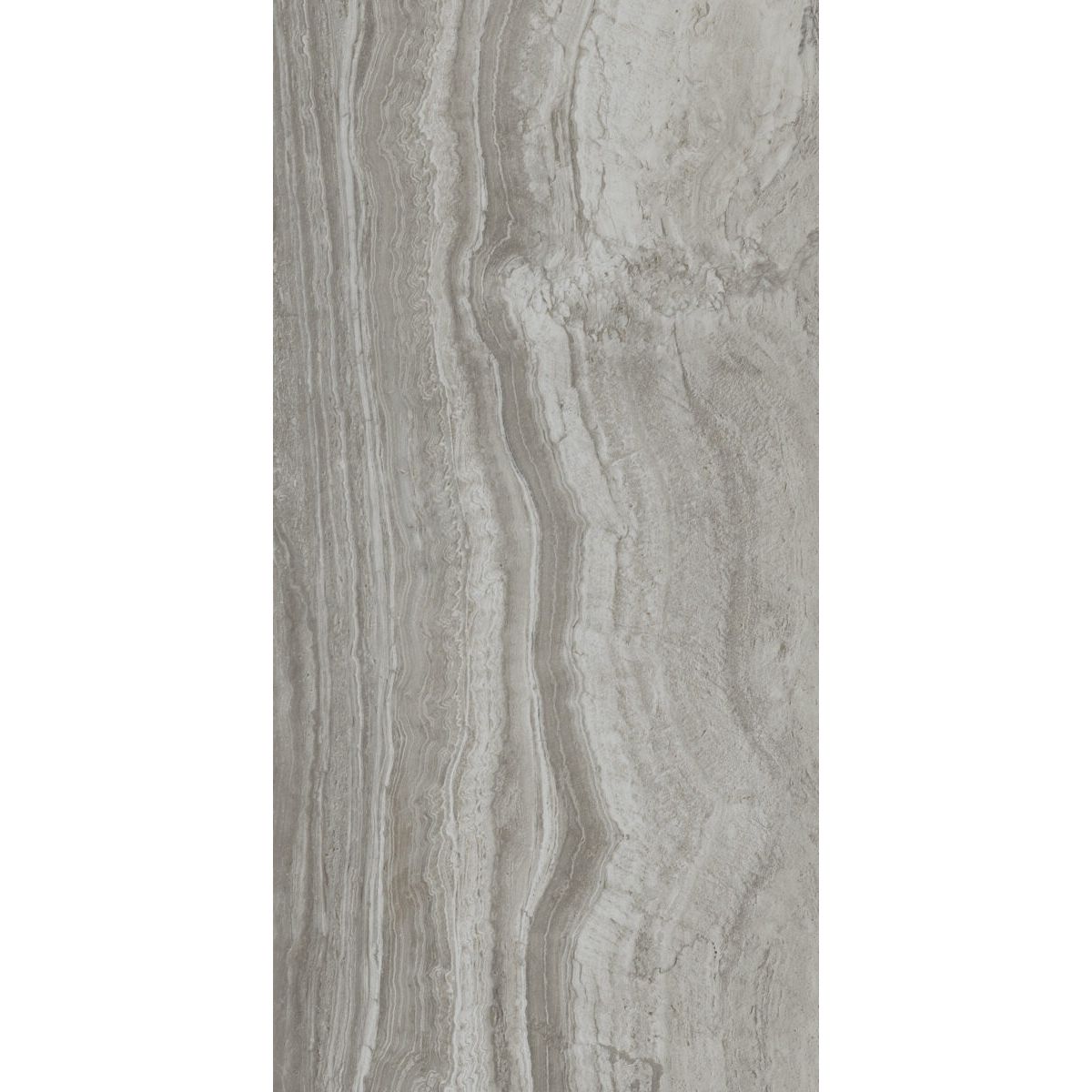 Happy Floors - Navona 24 in. x 48 in. Porcelain Vein Cut Tile - Grey