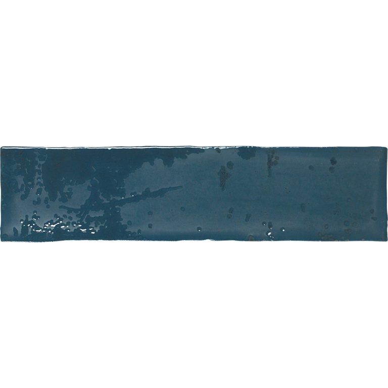 Soci Tile - Ironworks 3" x 12" Subway Tile - Blue Glossy